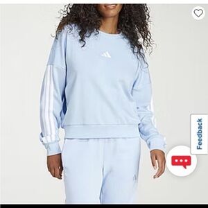 Adidas Light Blue Sweatshirt